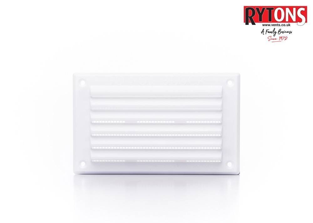 Rytons Plastic Louvre Ventilator with Flyscreen Range