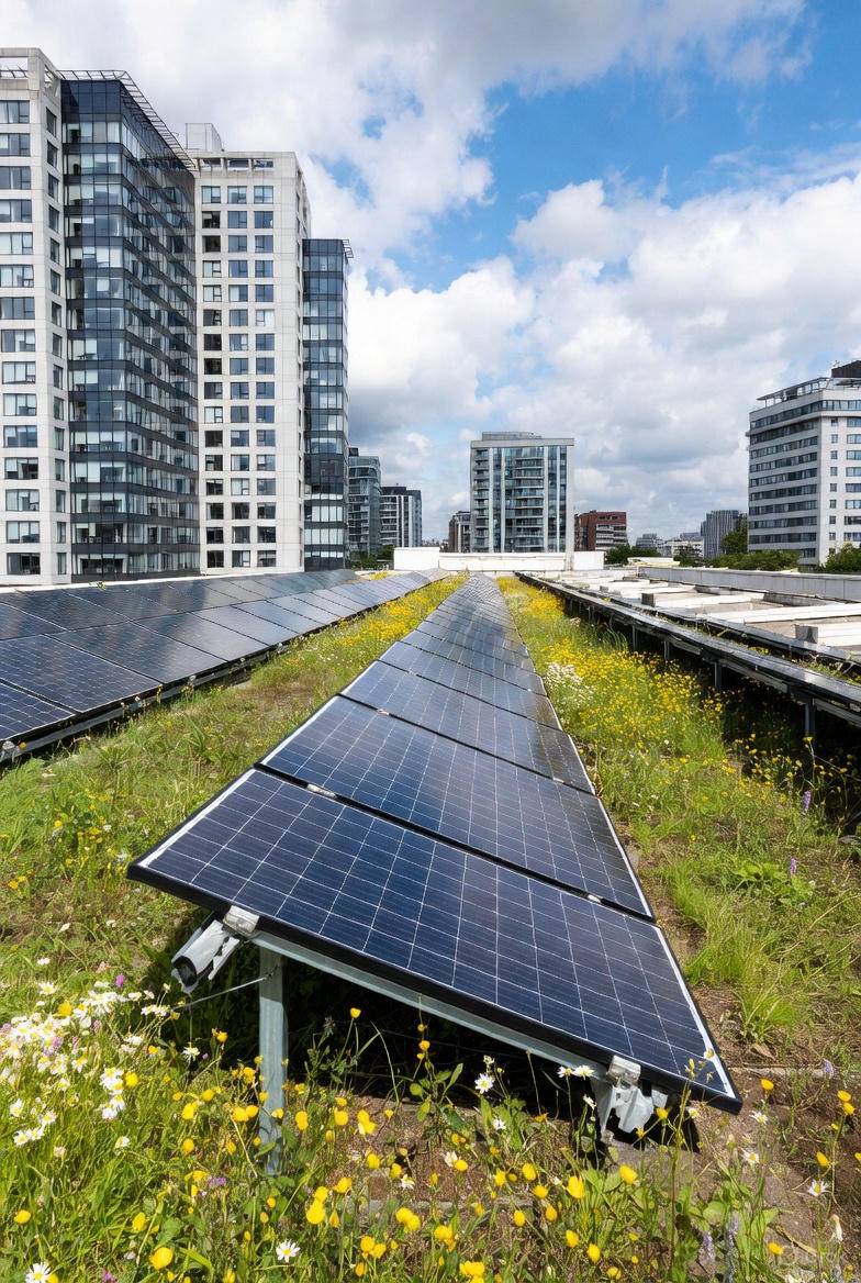 Bio-Diverse / Bio-Solar – Pro-Living® System - Bio-Solar Roof System