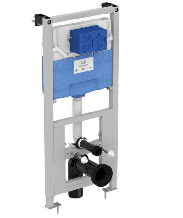 Ideal Standard ProSys 1150 mm Height, 3 Adjustable Heights, Pneumatic Wall Hung WC Frame