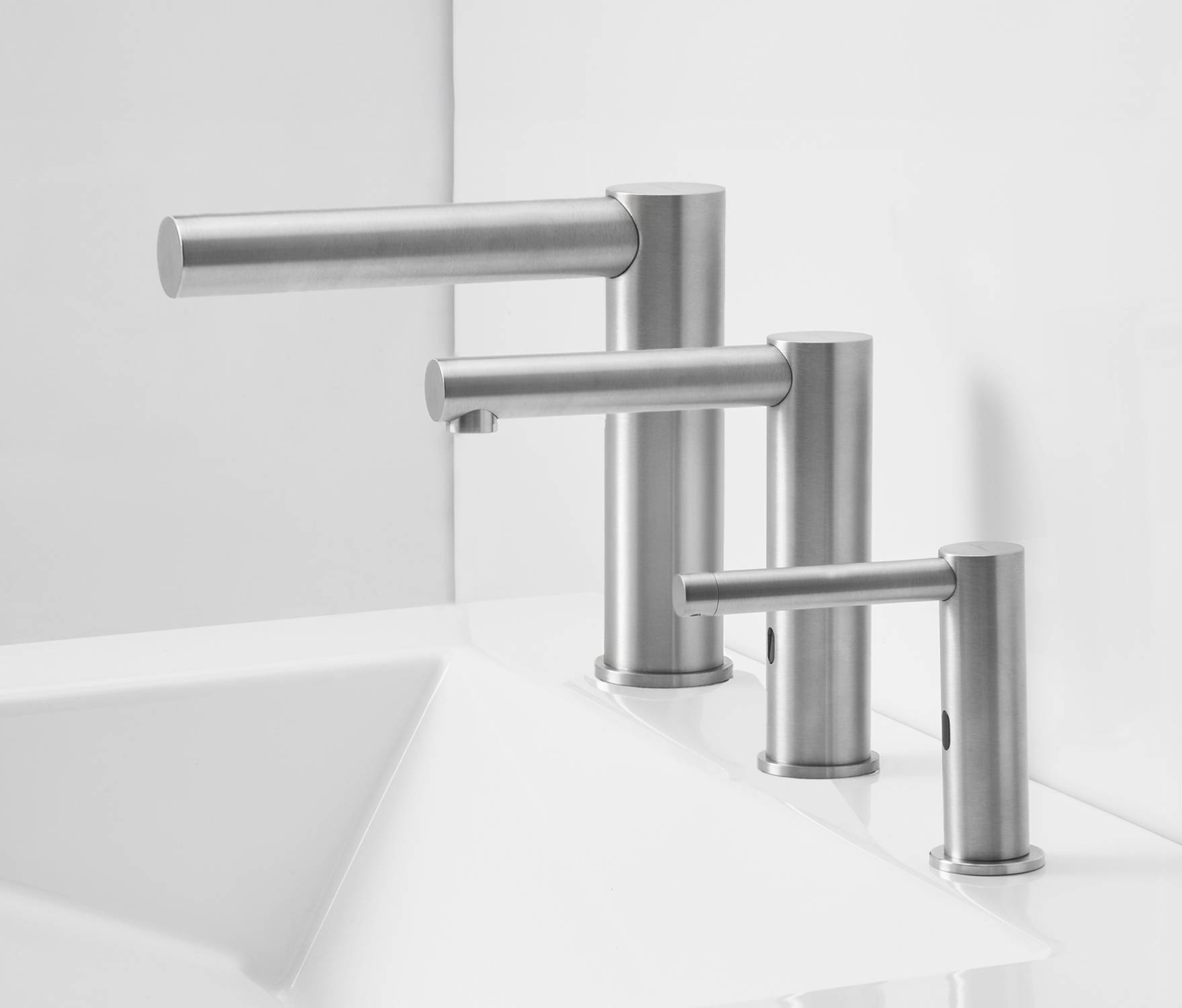 Ever Trio Stainless Steel AISI 316  - Soap Dispenser, Faucet and Hand Dryer