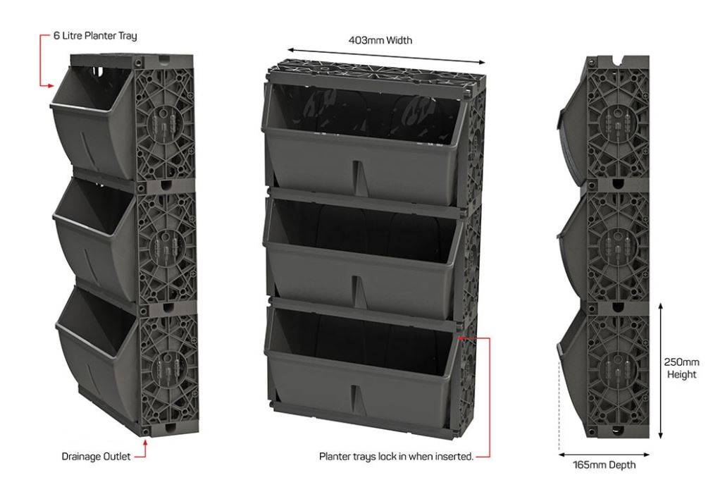 Gro-Wall® Slim Pro - Vertical Garden Kit