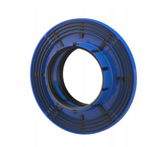 Wall Collar for a Watertight Barrier Around Waste Water Pipes in Concrete Walls and Floors - Hauff-Technik KG-FIX Wall Collar - Water Barrier Flange - Pipe Penetrations