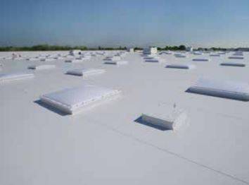 Sika® Sarnafil Single Ply Membrane (Adhered Warm Roof System with Ballast)
