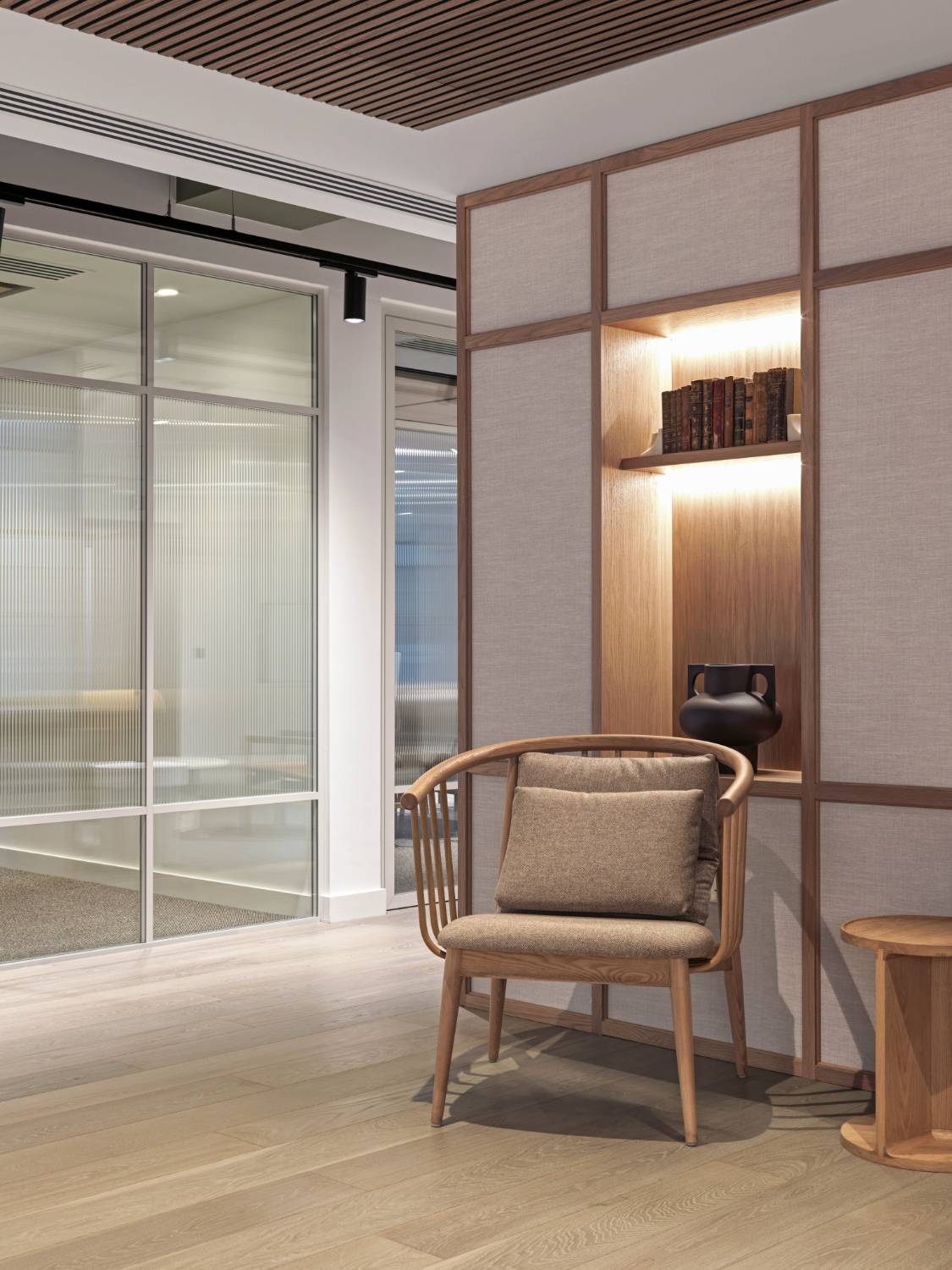 Loft 54 Double Glazed Panel 54mm Glass Partition System (Bonded)