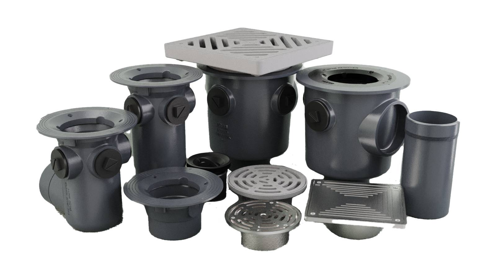 Vortx Cast Iron Floor Drains