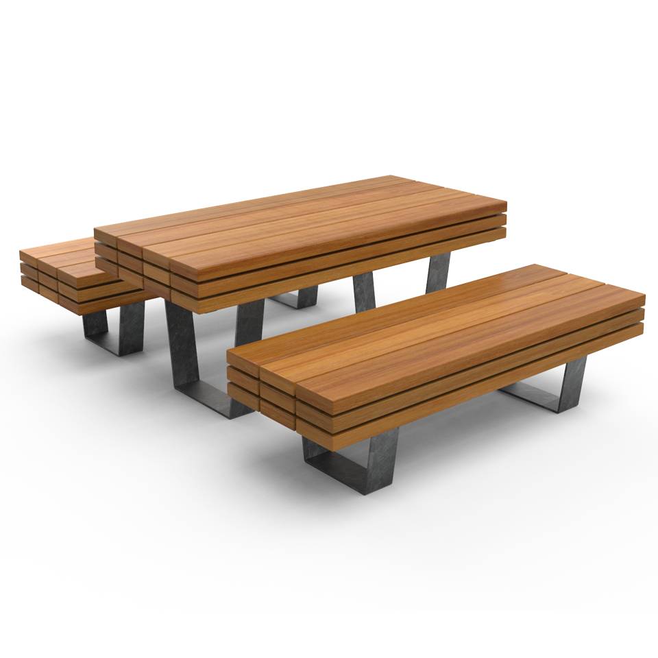 Plano Table - Table/ Table and Bench Sets
