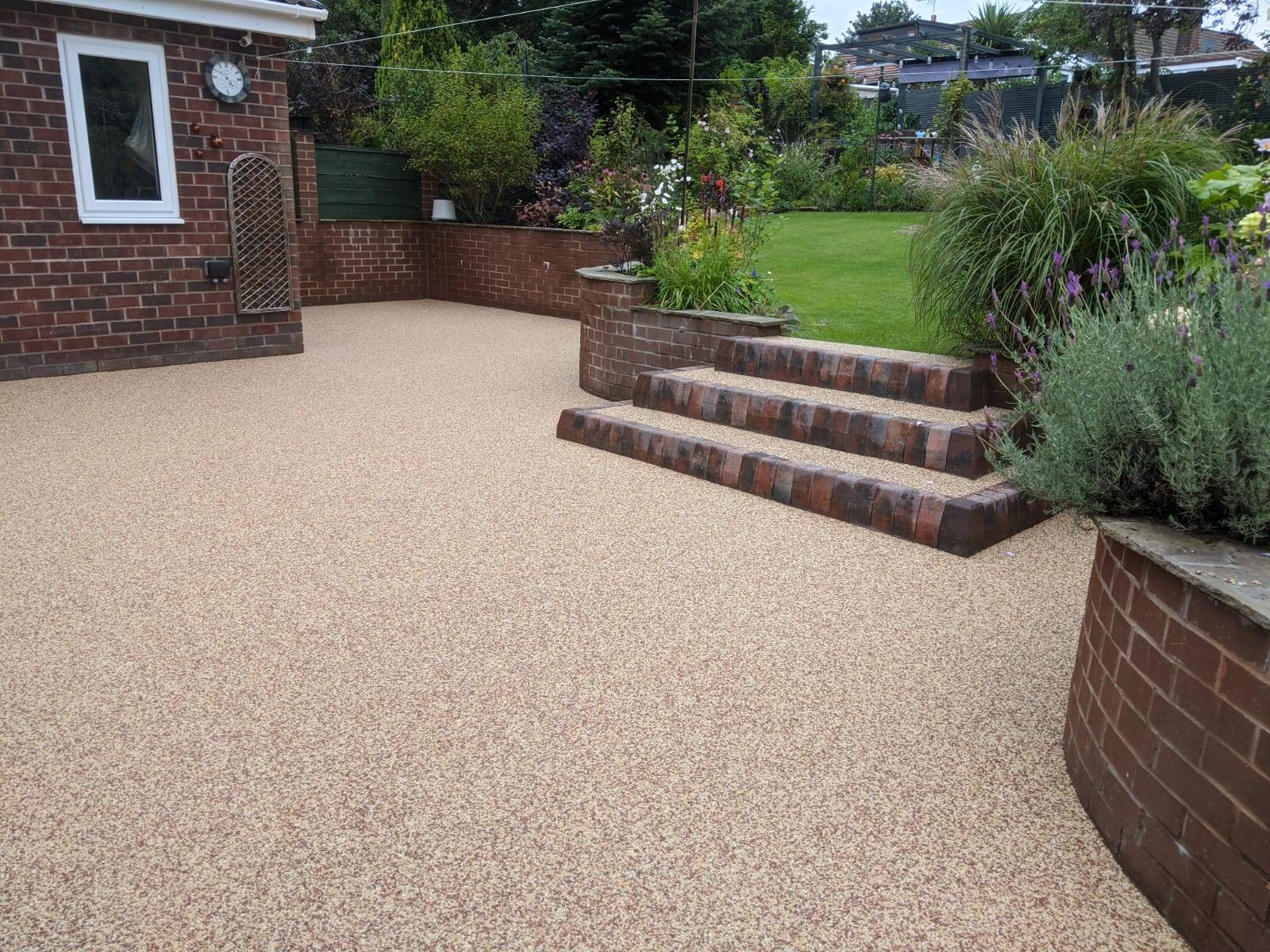 Domestic Patio Vuba Resin Bound Surfacing Jamboree Vuba Chemical