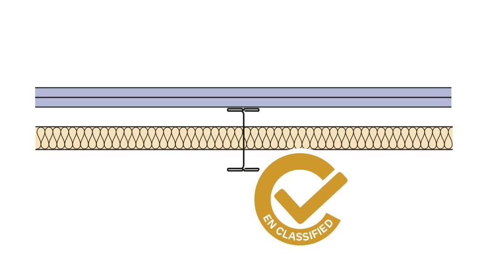 Siniat Independent Lining System IS90B(400)-212dB#0-25G