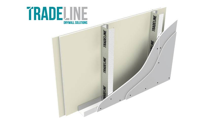 TRADELINE Single Frame Partition Systems Utilising British Gypsum SoundBloc