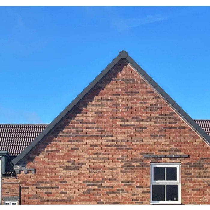 Euroverge Dry Verge Half Round Ridge Cap