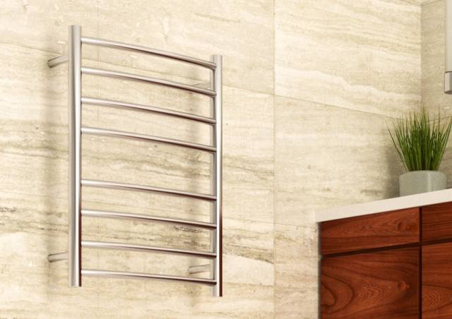ThermoSphere Electric Towel Rail Round Straight