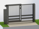 PAS68 HVM Impact Rated Bi-Folding Trackless Speed Gate