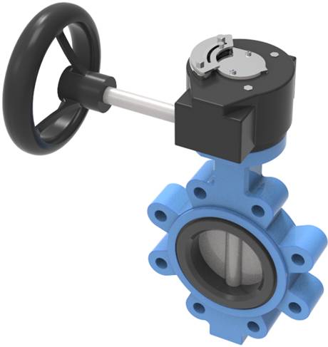 PN16 and PN25 Fully Lugged Double Regulating Butterfly Valve