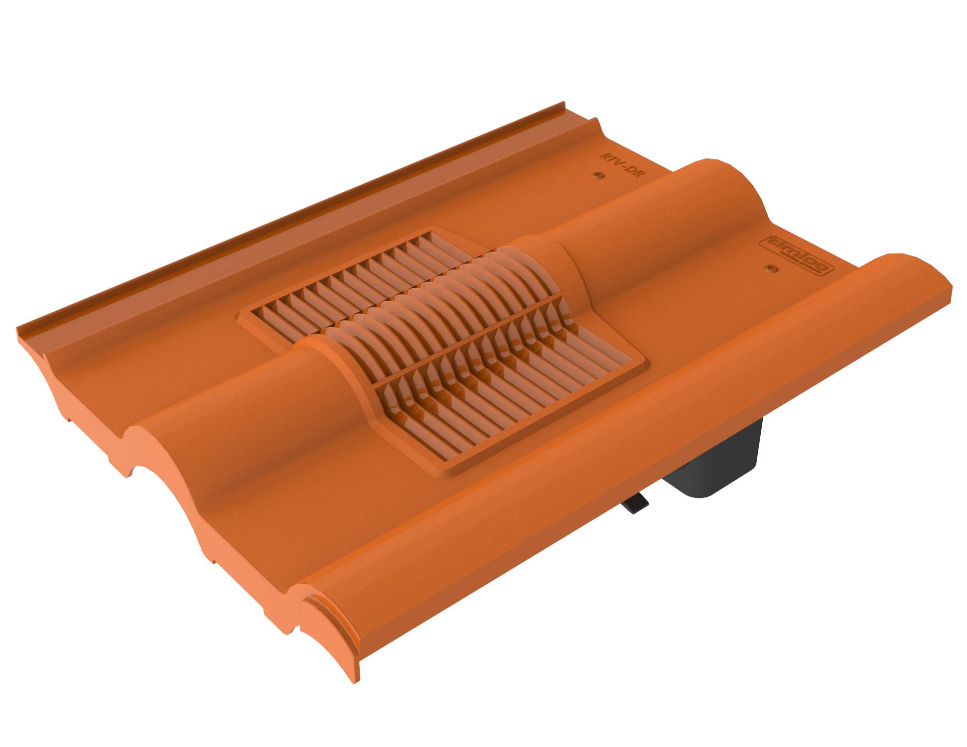 Double Roman Roof Tile Vent