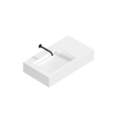 Monolith M Series - 450mm depth - Wall-mounted Monolithic Washbasins