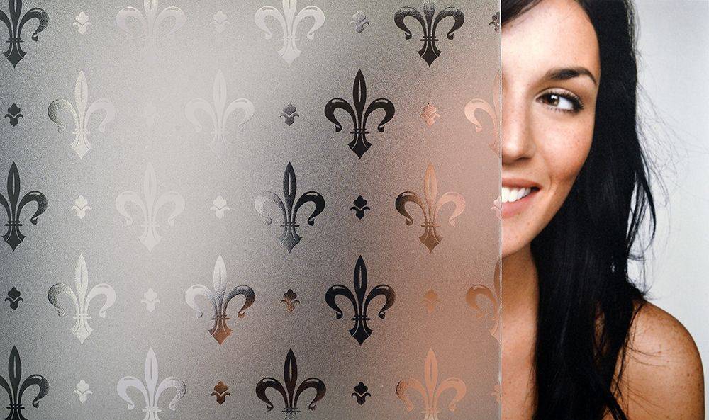 SGV-6614 Fleur de Lis Simulated Window Film - Window Film