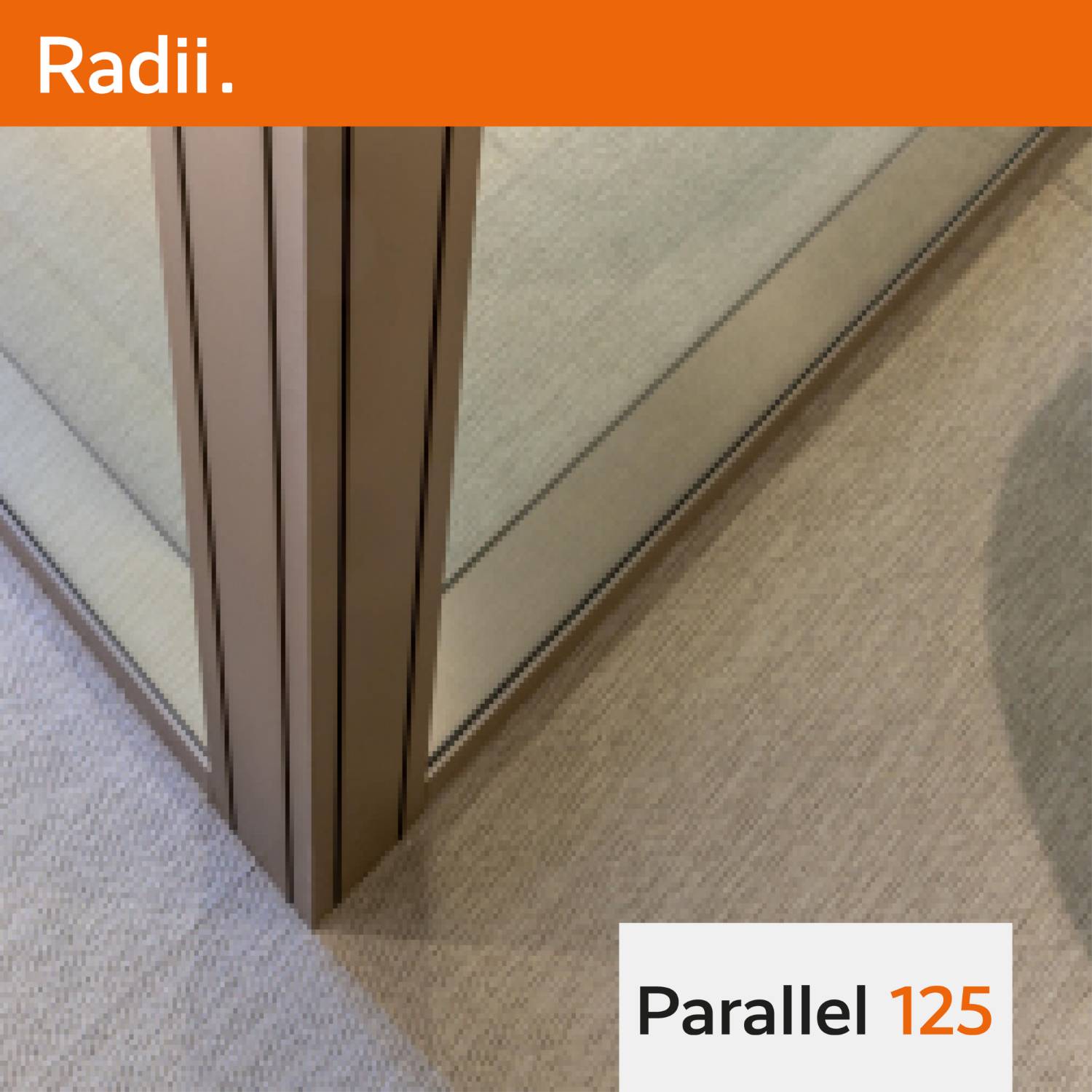 Parallel 125 Double Glazed 125mm Glass Partition System