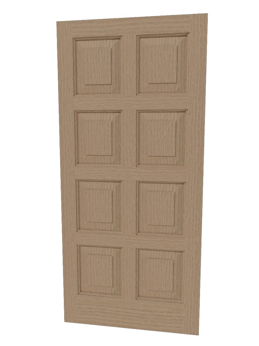 Traditional Timber 8 Panel Door