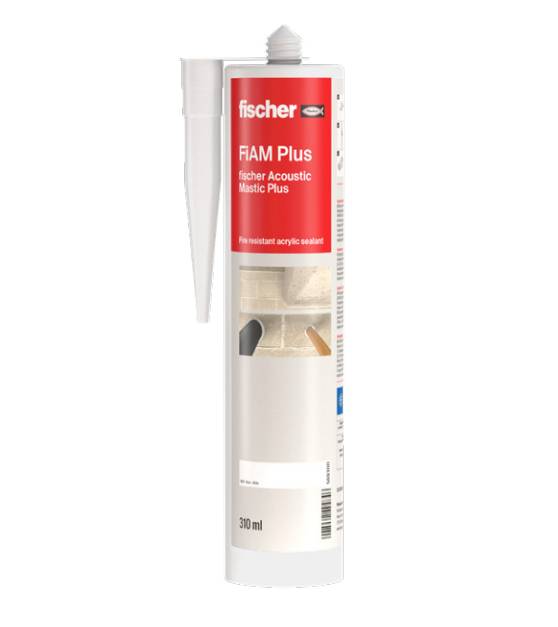 FiAM Plus Intumescent Acoustic Mastic - Flexible Fire-resistant Acoustic Mastic