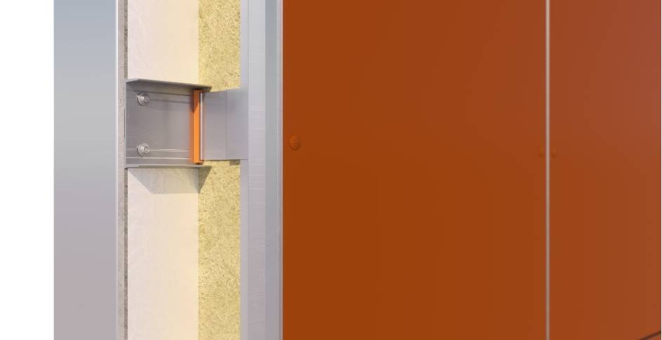 Rainscreen Cladding Optima FlatFix System (Discreet Fix) - Flat Plate Rainscreen Cladding System