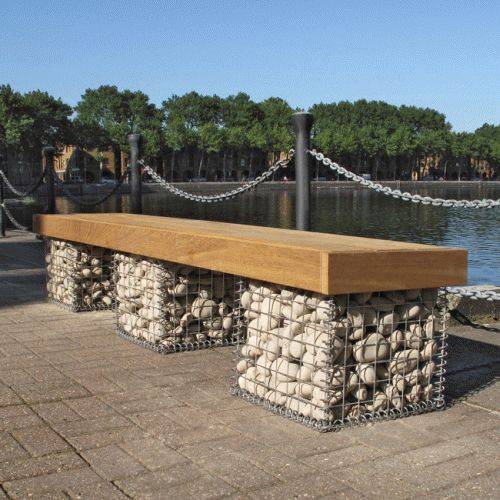 Elements Seat And Bench - Gabions