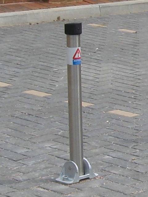 Hinged Lockable Parking Post