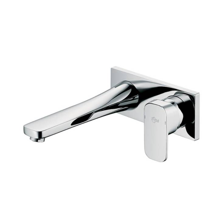 Ideal Standard Tonic II Single Lever Wall Mounted Basin Mixer With 225 mm Spout