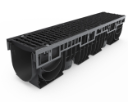 PRO 150P Channel drain with cast iron grating, D400 - Drainage Channels with Grating