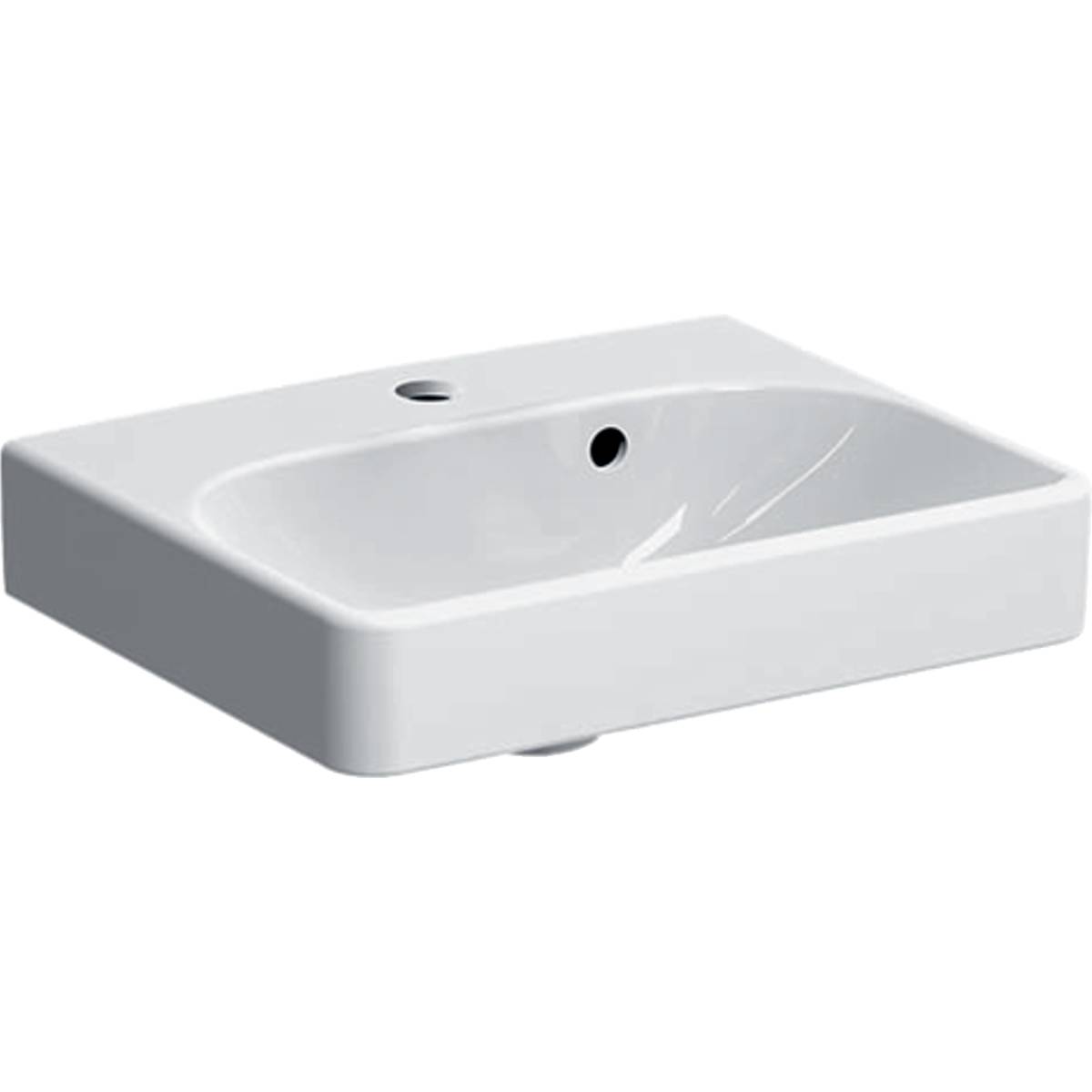 Smyle Square Handrinse Basin with Asymmetrical Overflow