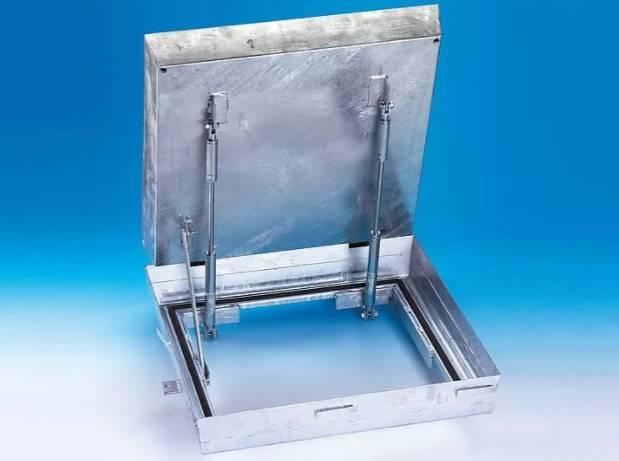 Floor Door Stainless Steel - 100 mm Recess - 125 kN - Lift Out or Hinged - SBVEH