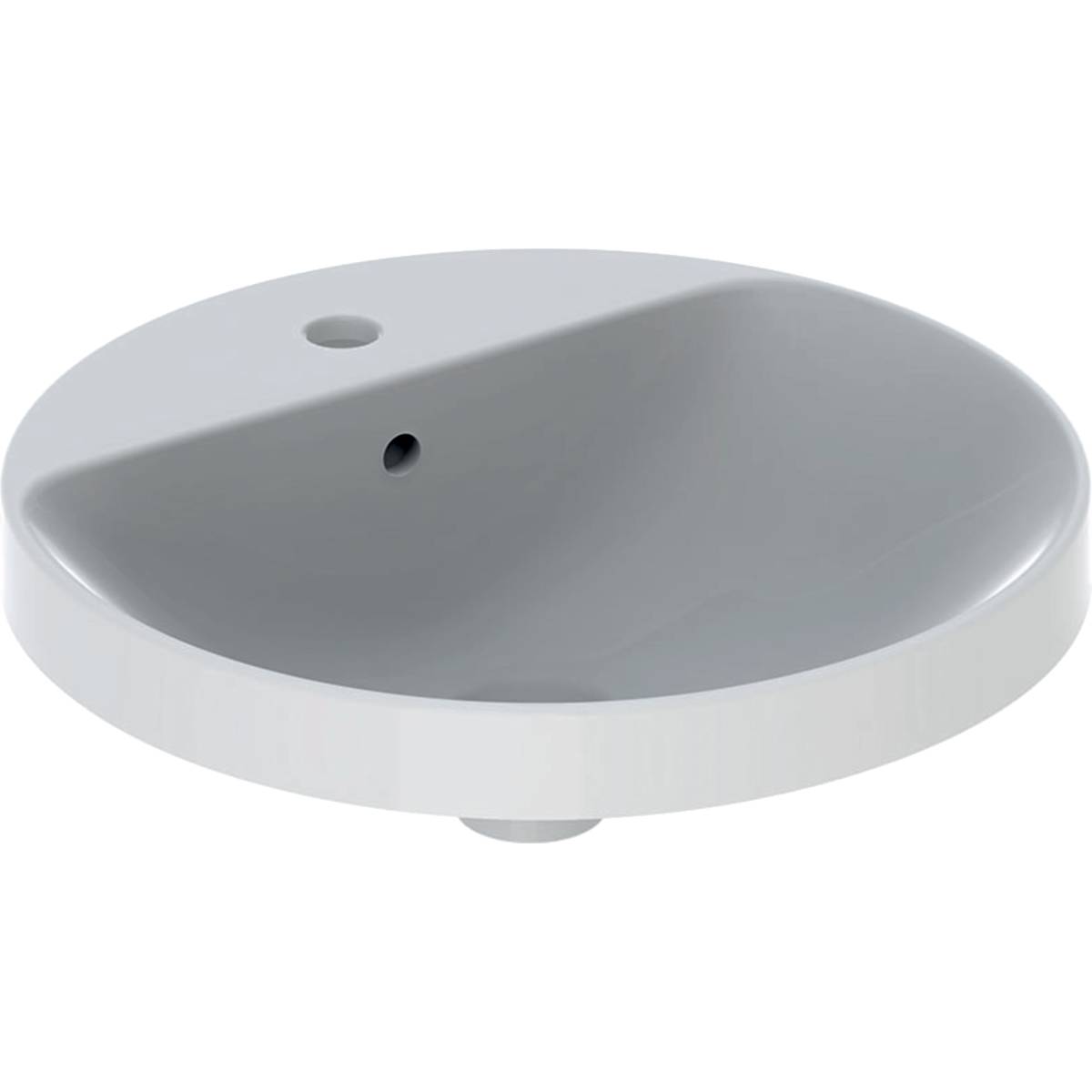 VariForm Countertop Washbasin, Round, with Tap Hole Bench