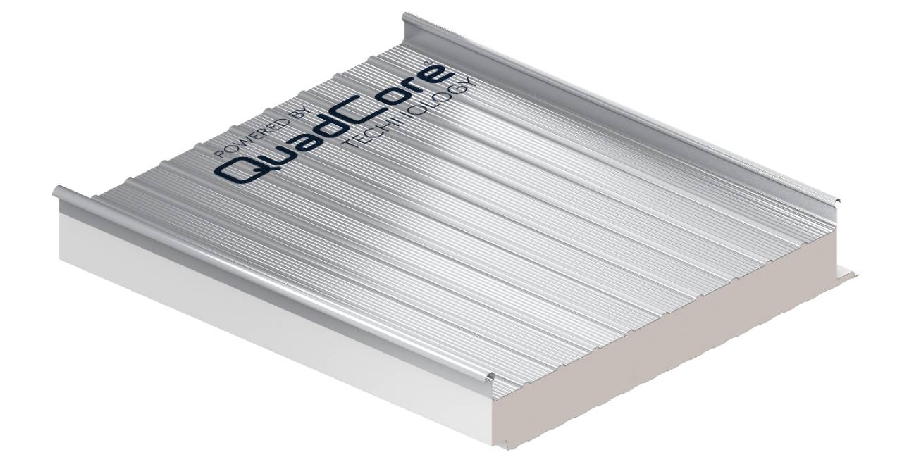 QuadCore KingZip Roof Panel (Aluminium External Face)