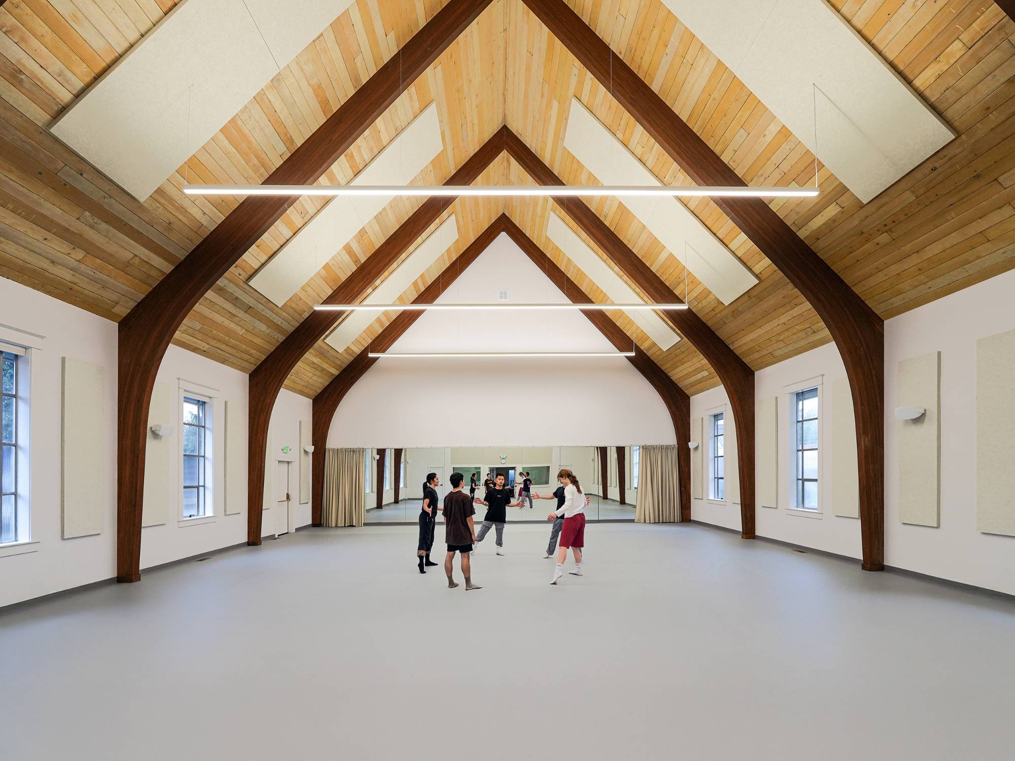 Sprung Dance floor - Harlequin WoodSpring - Vinyl Top Surface - Dance and Performance Floor