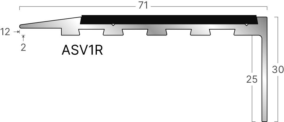 Traditional Aluminium Stair Edgings – A Range