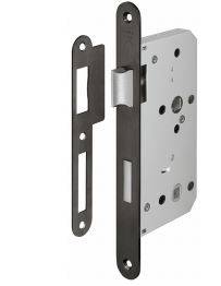 StarTec Bathroom Lock Euro Profile Matt Black (HUKP-0103-05) - Mortice Lock Cases