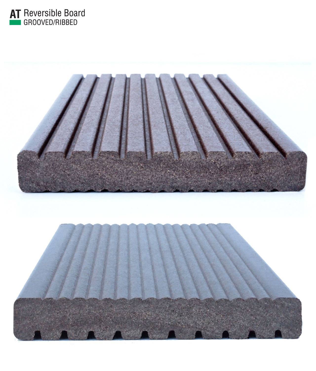 ecodek® Reversible Composite Decking Board -&nbsp;Advanced Technology (AT)