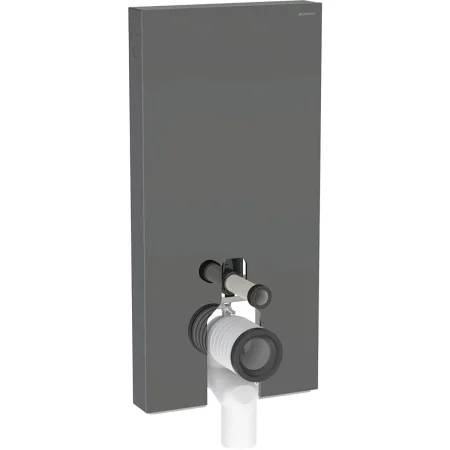 Geberit Monolith sanitary module for floor-standing WC, 101 cm, front cladding made of glass