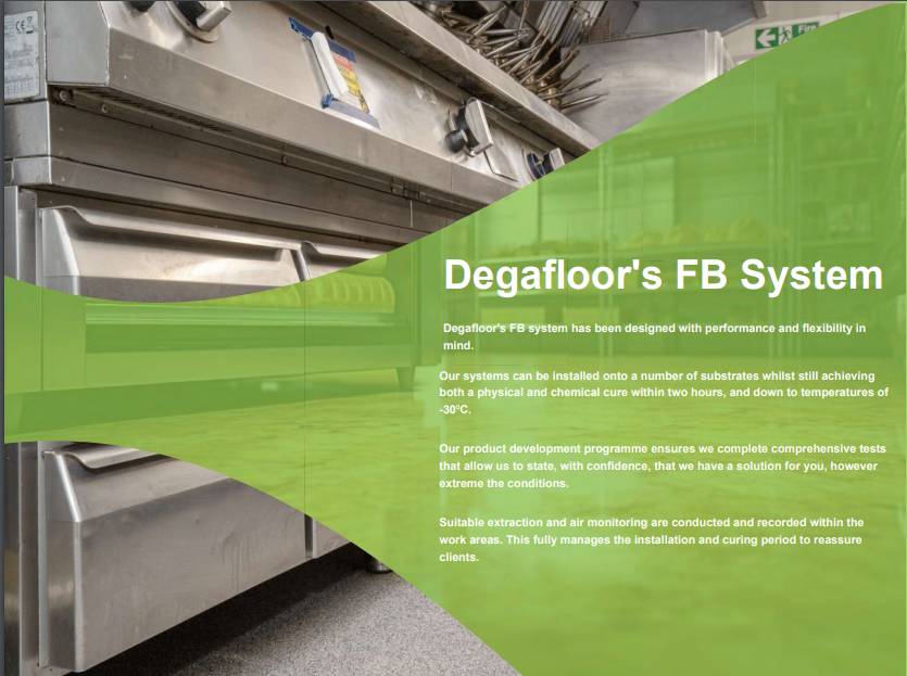 Degafloor Full Broadcast System - Resin Flooring