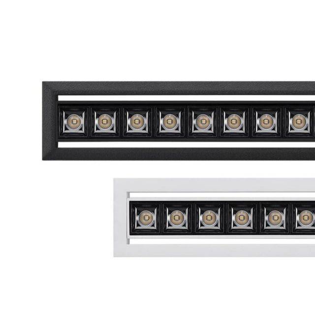 Foss Recessed Trim Adjustable Modular Linear Lighting