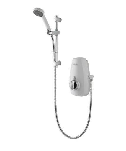 Aquastream Thermo Mixer Power Shower With Adjustable Head
