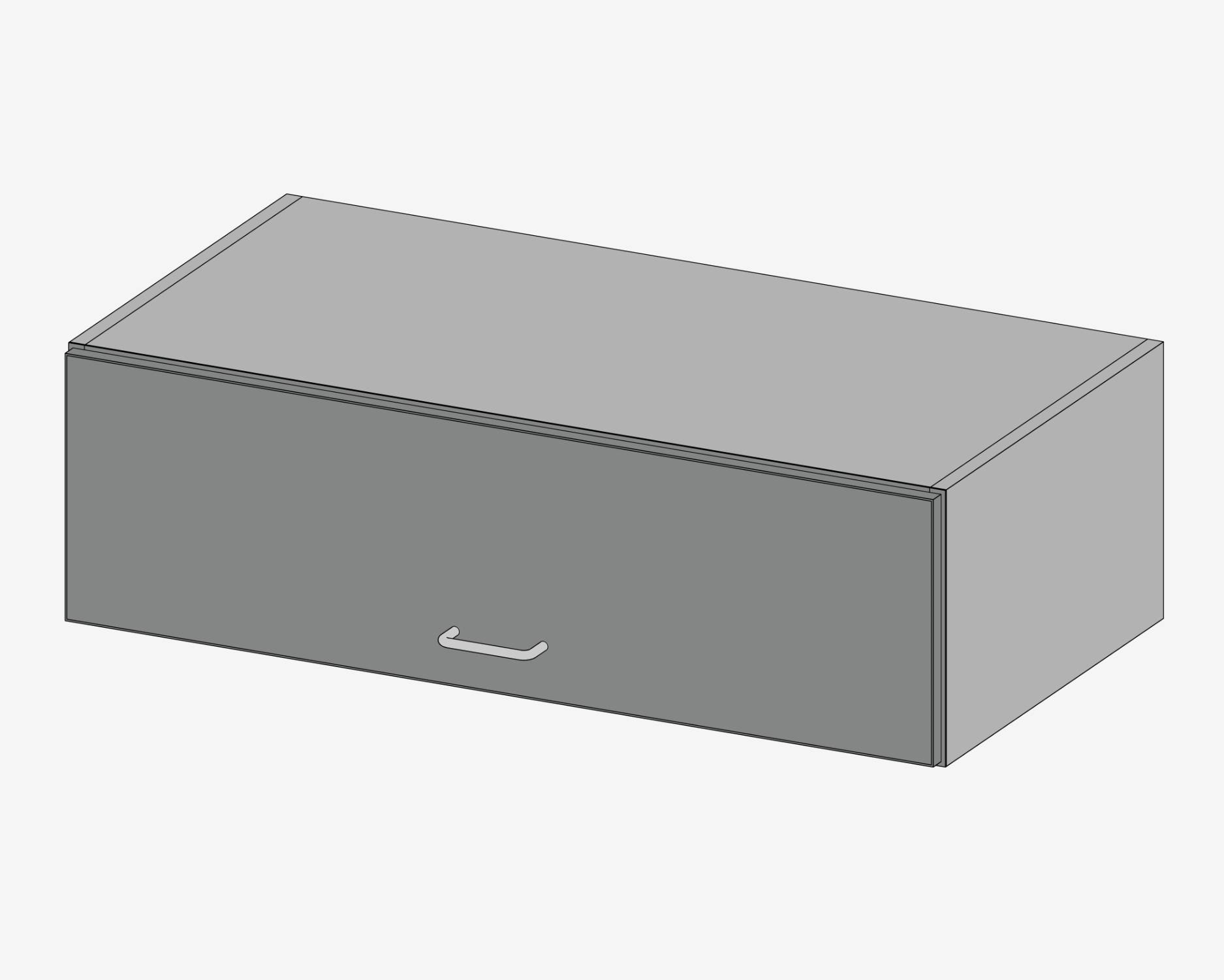 Education Top Hinged Wall Unit 