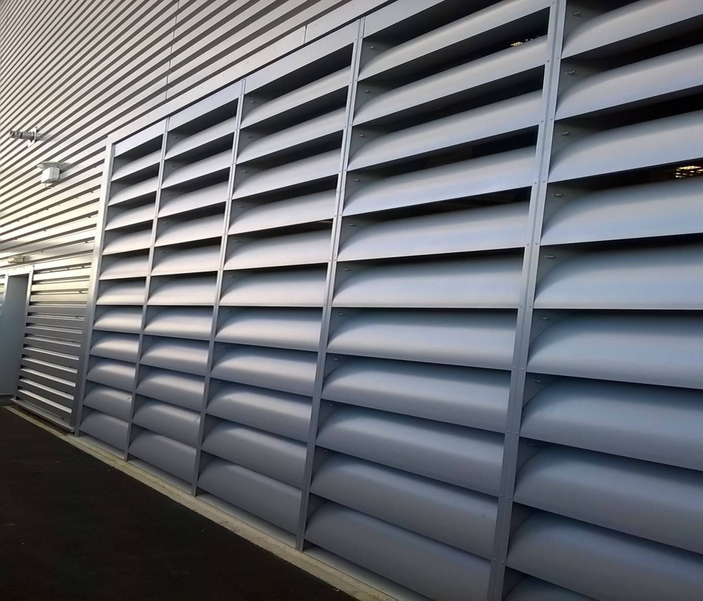 Carbon Steel Acoustic Louvres