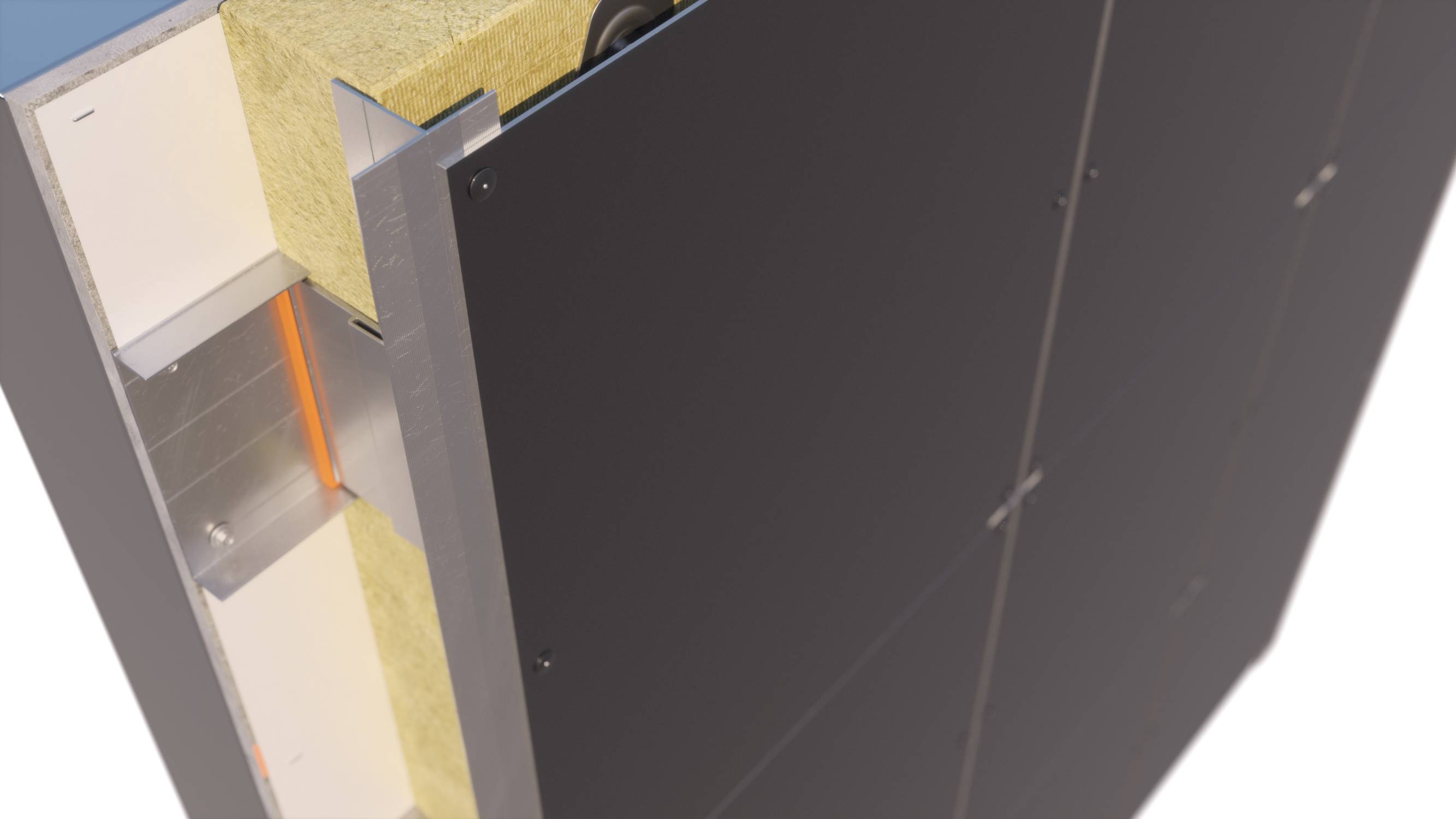 Luxe Clad A1® TFP Through Fix Panel Cladding System - Rainscreen Cladding