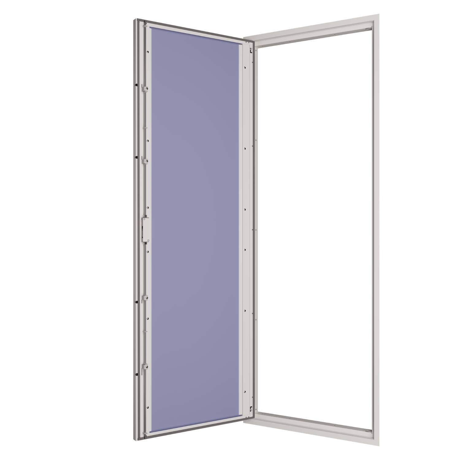 Metal Riser Door (Standard Range 57) - Picture Frame - 90 Minutes Fire Rated - Smoke & Airtight Tested - 33dB Acoustic - Riser Door