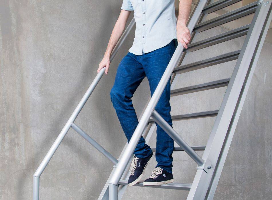 Flat Roof Access Hatch with Fixed Stairs