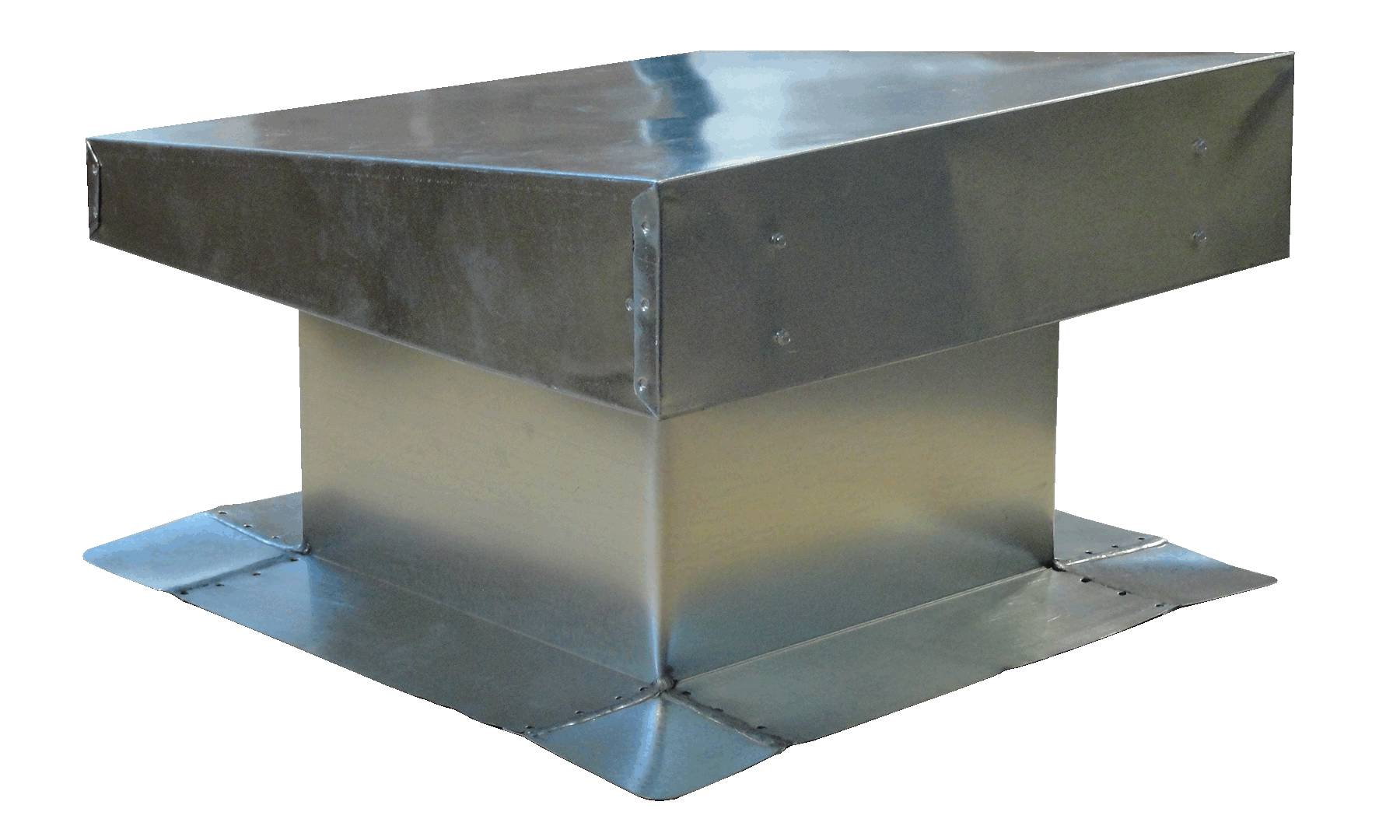 BUILT UP ROOF VENT (BUR) - FLAT TOP - gas vent