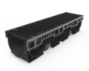 PRO 200P Channel drain with cast iron grating, D400 - Drainage Channels with Grating