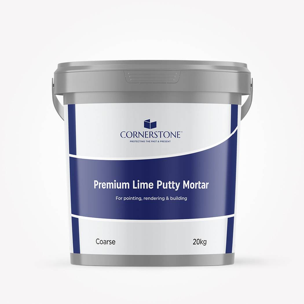 Coarse Lime Putty Mortar and Basecoat Render 