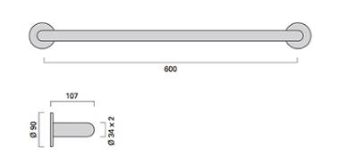 Disabled Grab Rail - 7002