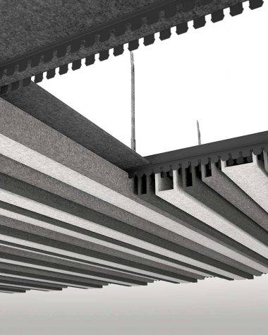 Gustafs Feltfon Ceilings - Acoustic Linear System